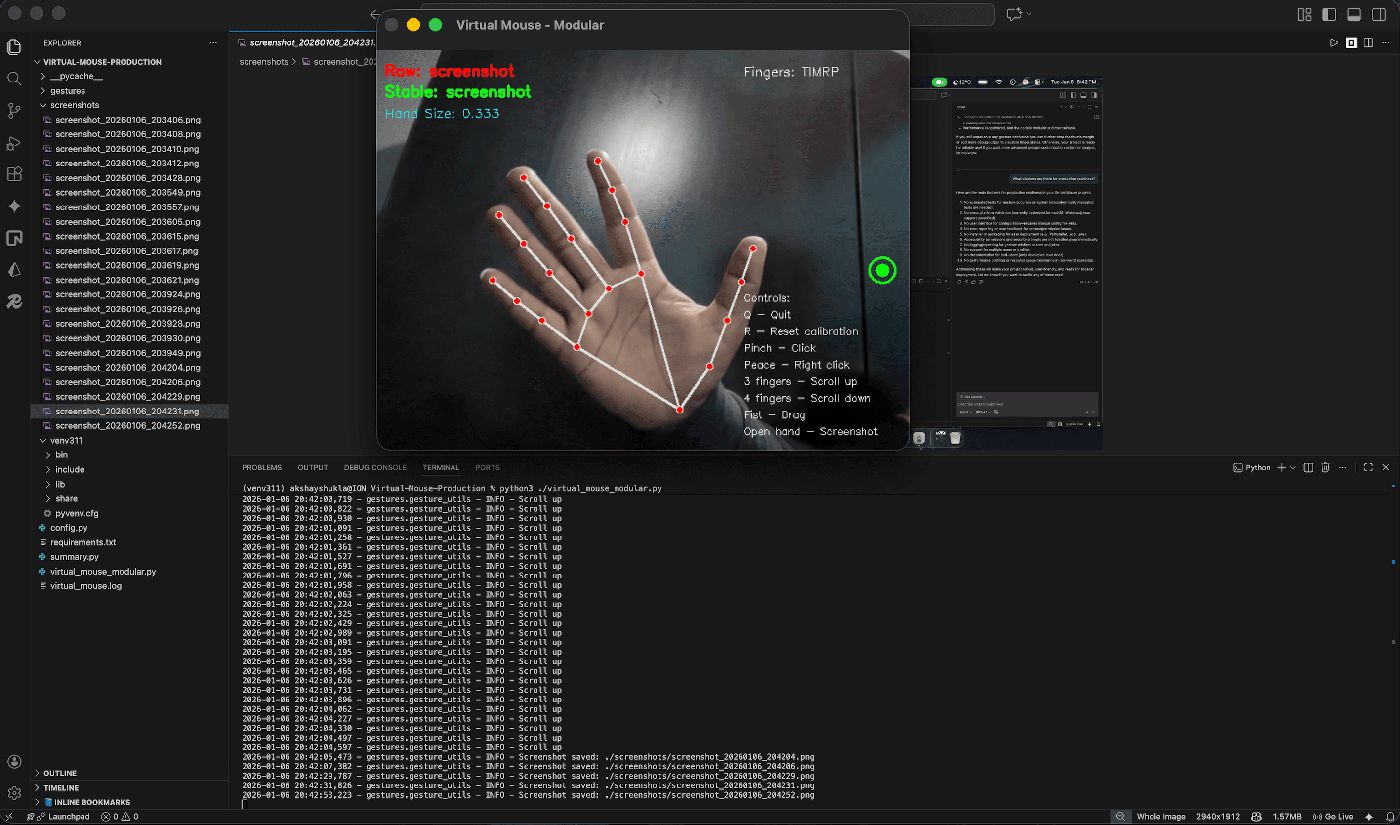 Virtual Mouse — Computer Vision Interface preview